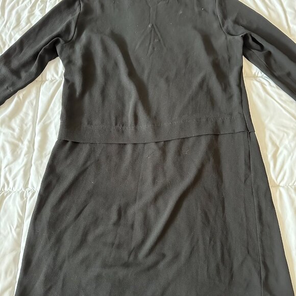 BLACK JACQUELINE DE YONG DRESS – SIZE 38 – LONG SLEEVES - Picture 5 of 5